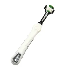 Three Sided Pet Toothbrush Dog Brush Bad Breath Tartar Teeth Care - White - View 1