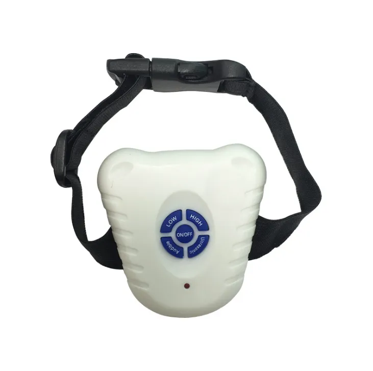 Ultrasonic automatic dog training device - White