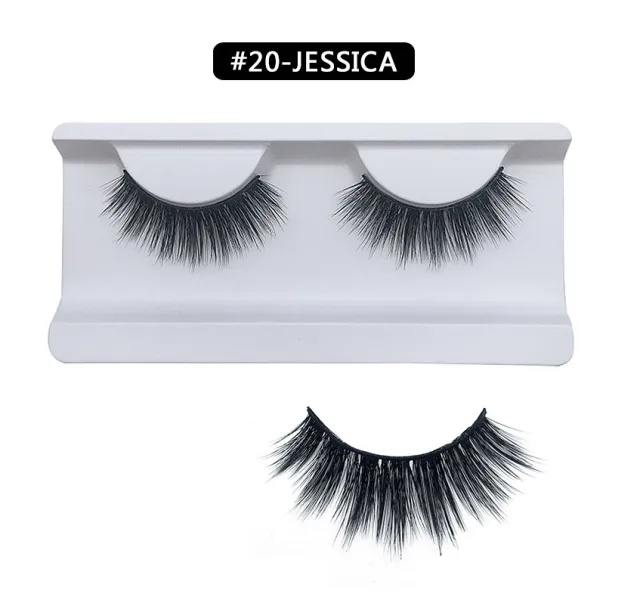 3D mink hair false eyelashes 20 Jessica - Shop at LoveMi