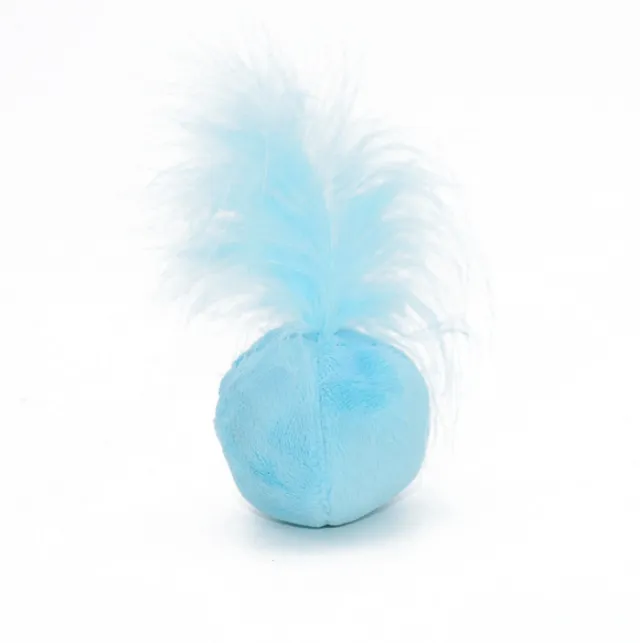 Vocal catnip cat claw toy ball Blue - Shop at LoveMi