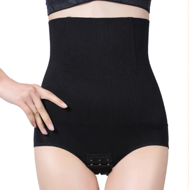 Body length belly pants seamlessly underwear corset pants Black - Shop at LoveMi