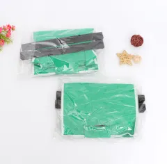 Eco-Friendly Foldable Reusable Shop Handbag - Green - View 1
