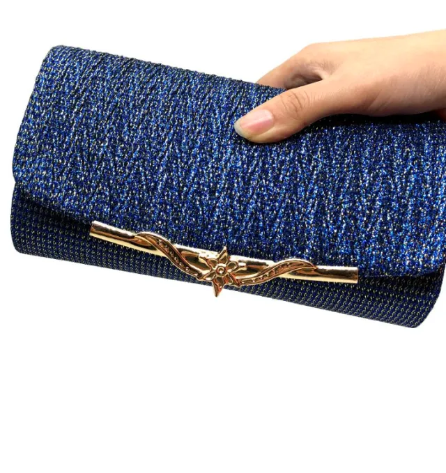 rls Wedding Clutches Handbag Chain Shoulder Bag Bolsas Mujer Blue - Shop at LoveMi