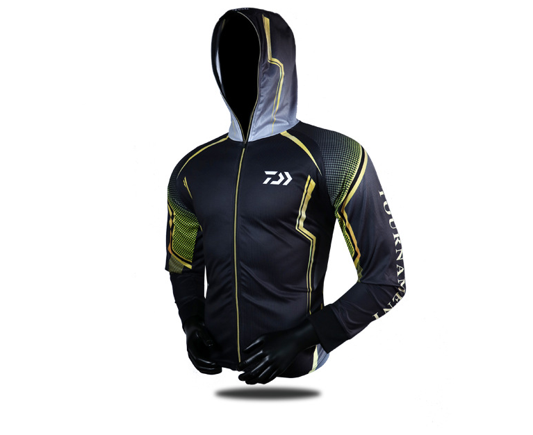 Hooded zipper quick-drying breathable ice silk fishing suit