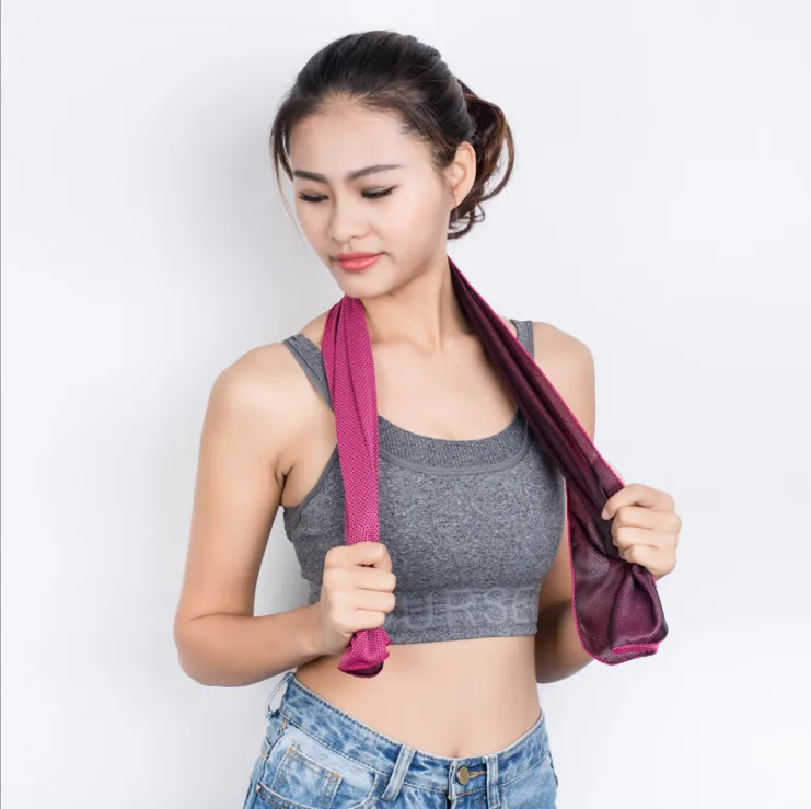 Sports Quick-Drying Cooling Towel Swimming Gym Travel Cycling Gym Club Yoga Sports Cold Feeling Sport Towels To Take Carry Hot – image 5