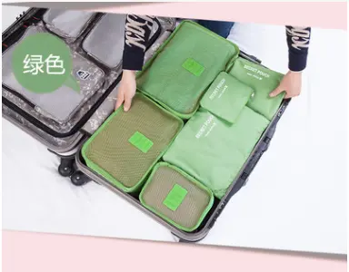 Durable Waterproof Nylon Packing Cube Travel Organizer