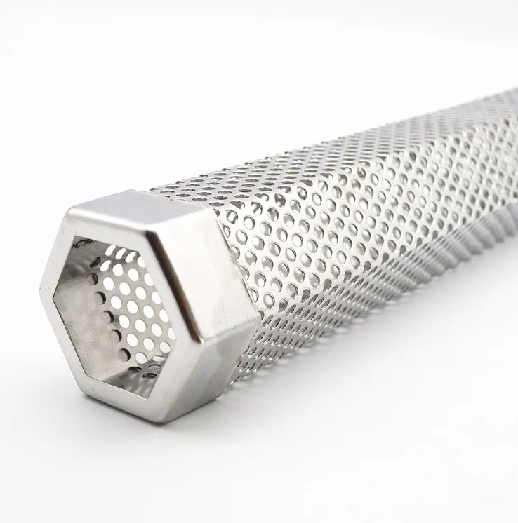 Stainless Steel Smoke Pipe Barbecue Tray Holder Accessories – image 4