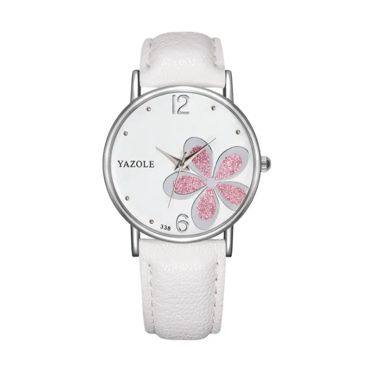 Korean Fashion Watch Commuter OL Wind Female Four-leaf Clover