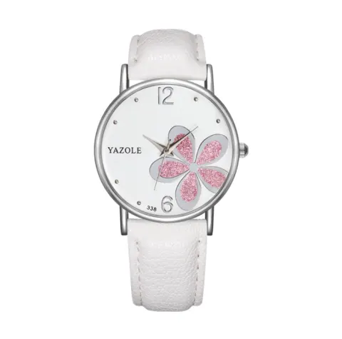 Korean Fashion Watch Commuter OL Wind Female Four-leaf Clover