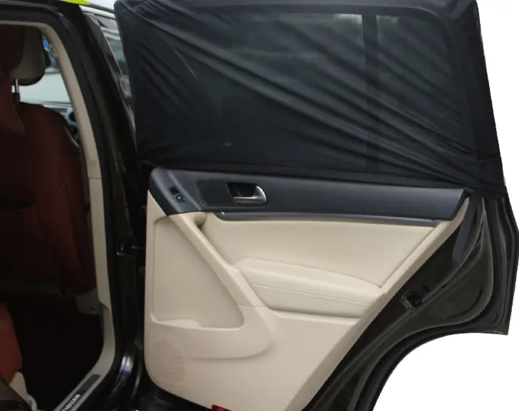 Car Black Mesh Screen Sunshade Sunscreen Anti-mosquito Window Cover