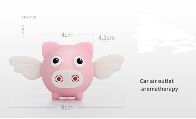 New car small flying pig air outlet perfume clip car aromatherapy air conditioning car interior decoration ornaments cute