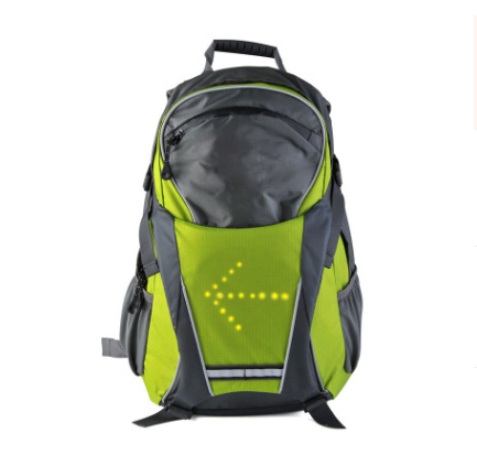 Wireless remote control LED light warning backpack