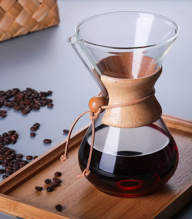 High temperature glass hand coffee pot sharing pot 400 Ml Coffee Pot - Shop at LoveMi