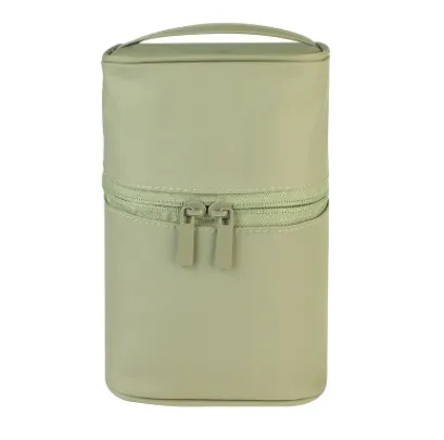 Three-dimensional waterproof portable cosmetic bag - Green