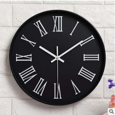 Round Wall Clock, Silent Movement, picture 3 of 6