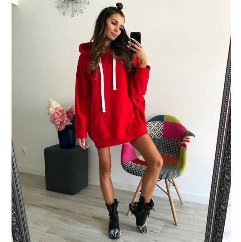 2021Ebay AliExpress Amazon new autumn and winter models loose fashion long-sleeved hooded sweater