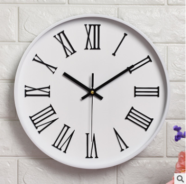 Round Wall Clock, Silent Movement, picture 6 of 6