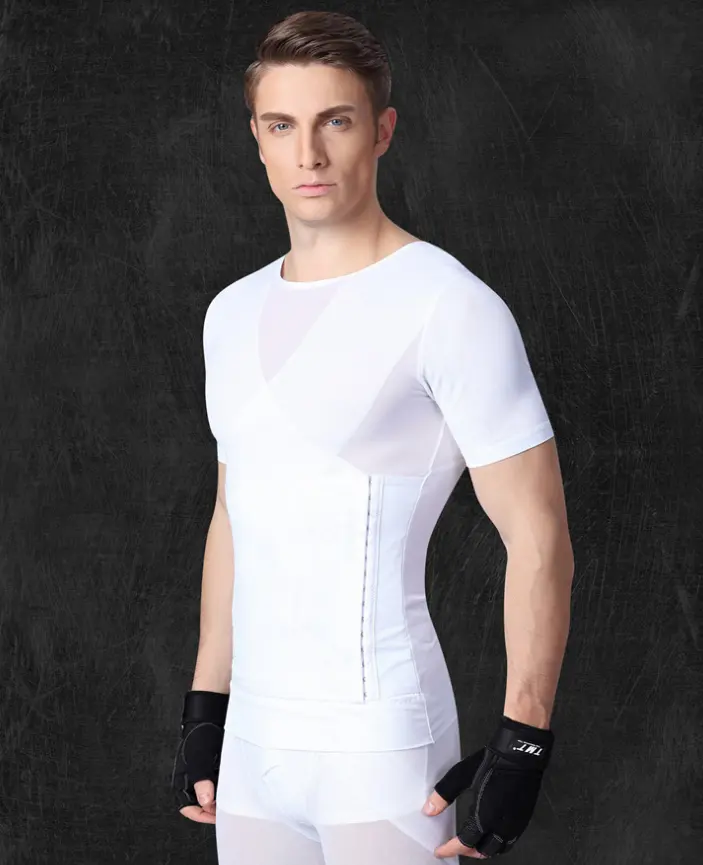 Men's corset underwear abdomen beam chest back