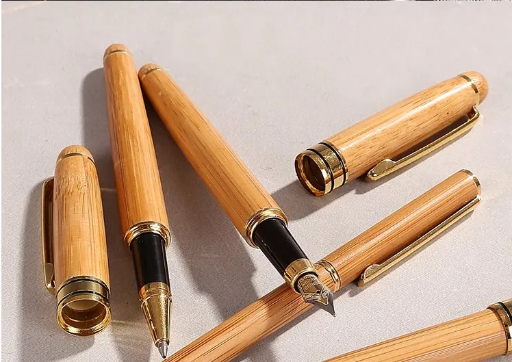 Bamboo Pen Bamboo Pen Pen Ball Pen Lettering Customer Gift Hard Pen Neutral Bamboo Pen – image 10