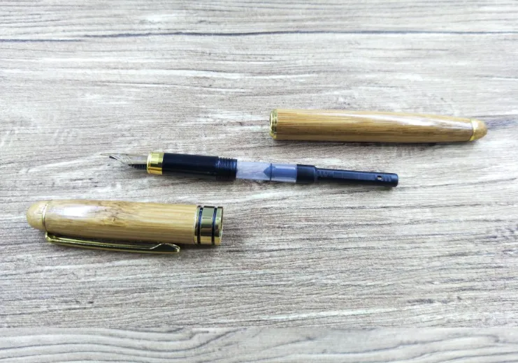 Bamboo Pen Bamboo Pen Pen Ball Pen Lettering Customer Gift Hard Pen Neutral Bamboo Pen – image 5