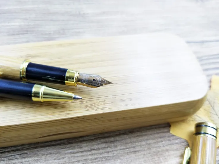 Bamboo Pen Bamboo Pen Pen Ball Pen Lettering Customer Gift Hard Pen Neutral Bamboo Pen – image 2