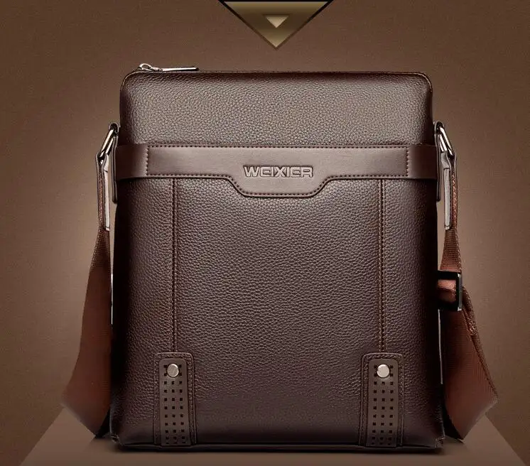 Fashion PU Leather Men Messenger Bags