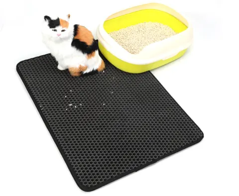 Pet Cat Litter Mat Pet Supplies EVA Double Cat