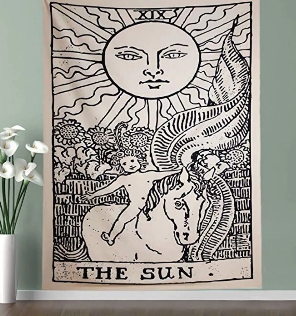 Sun tapestry - 150X130Cm Thickthick