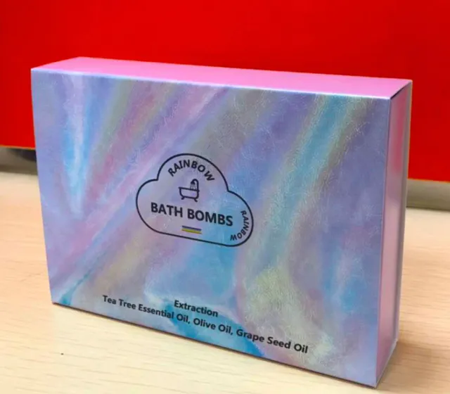 Rainbow Cloud Salt Essential Oil Bathing Ball Bubble Exfoliating Moisturizing Skin Care Props Natural Bubble Bath Bombs Ball Box 8Pcs - Shop at LoveMi