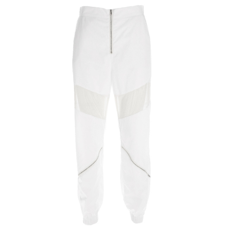 Xavi Jogger PantsNew Year ins mesh gauze stitching sexy zipper hip hop street dance trend casual pants