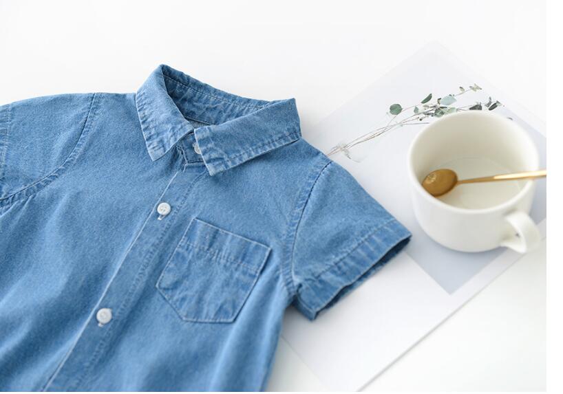 Shirt collar denim