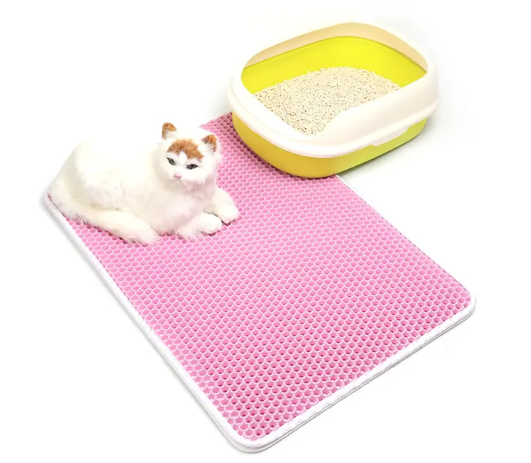 Pet Cat Litter Mat Supplies EVA Double