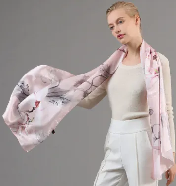 Silk digital inkjet scarf Style I - Shop at LoveMi