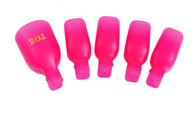Nail Tools Toe Unloading Clips Nail Polishing Unloading Clips Rose Red - Shop at LoveMi