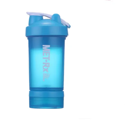 Shake cup large capacity mixing cup fitness sports milkshake cup with scale protein nutrition powder cup Blue - Shop at LoveMi