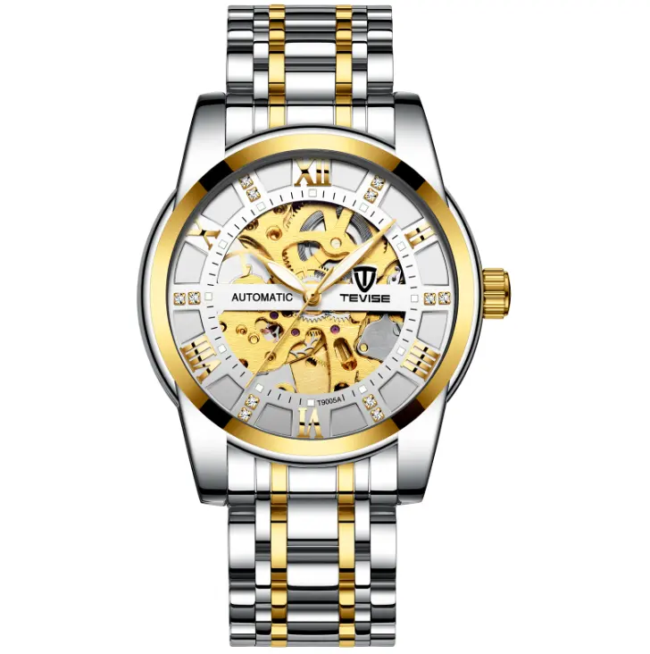 Men''s Fashion Watch Automatic Mechanical Hollow Waterproof