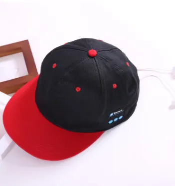 Manufacturer Cross Border Supply For Music Calls Stereo Baseball Wireless Bluetooth Hat Hip hop Hat Red - Shop at LoveMi