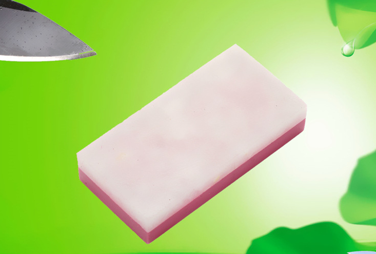 3000 mesh - 8000 mesh Natural whetstone Ruby double sided stone can be shaved after grinding