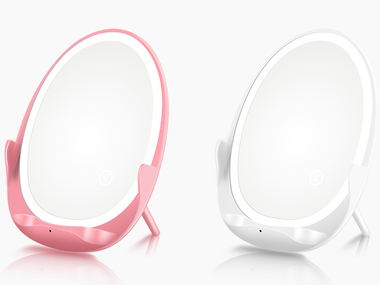 Portable vertical with fill light mirror wireless charger for mobile phone bracket - Image 6