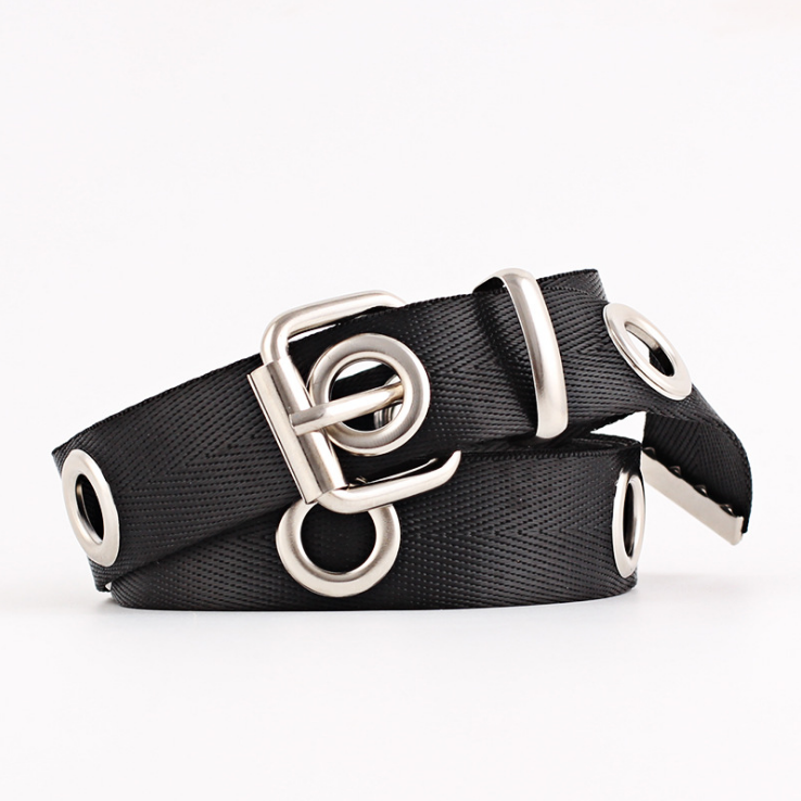 Wild decorative canvas belt