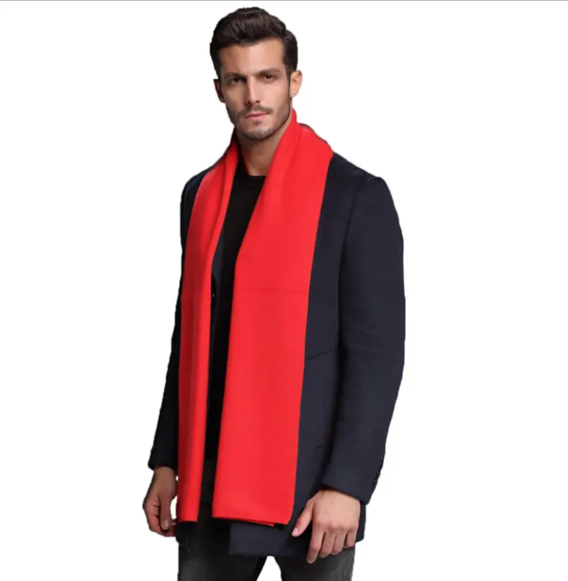 Autumn and Winter New Men's Scarf Cashmere Tide Business