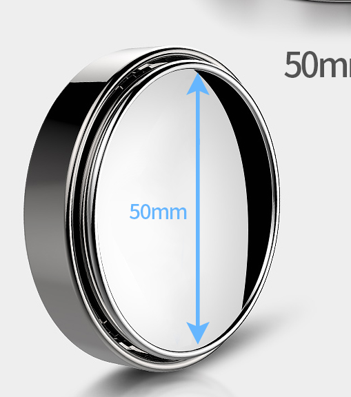 Car Rearview Mirror Small Round Mirror Reversing Blind Spot Mirror HD 360 Degree Adjustable Wide Angle Mirror Reflective Mirror — foto 3
