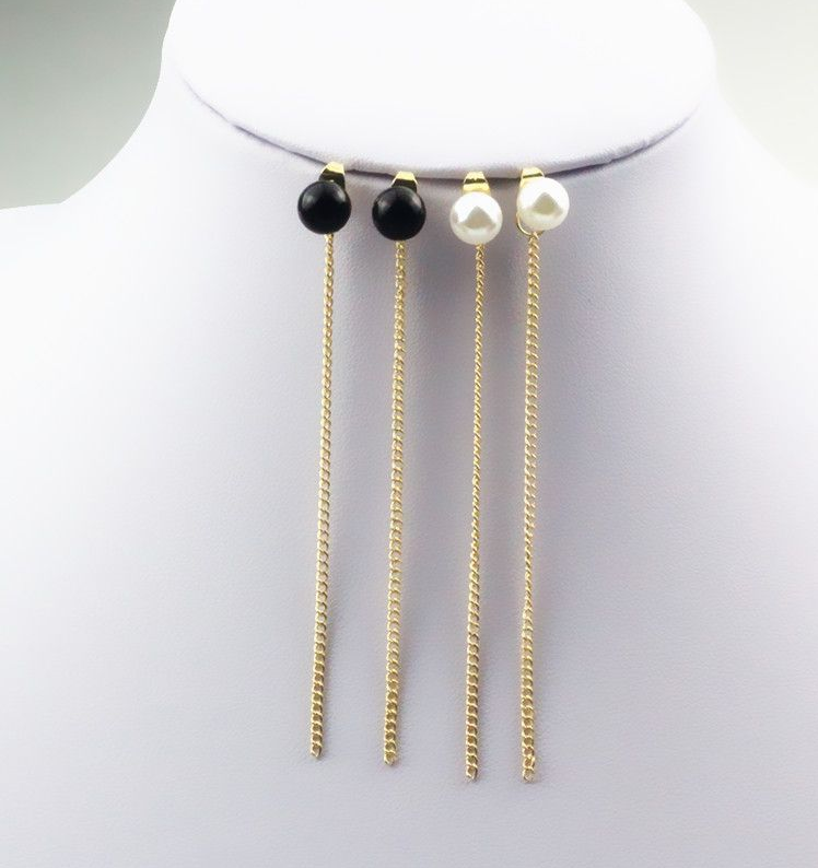 Earrings tassels long geometric temperament earrings Korean version of the new wild earrings women's fashion earrings