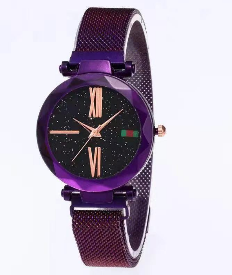 Women’s Starry Sky Quartz Watch Magnetic Mesh Strap Diamond Fashion - Bild 9 von 10
