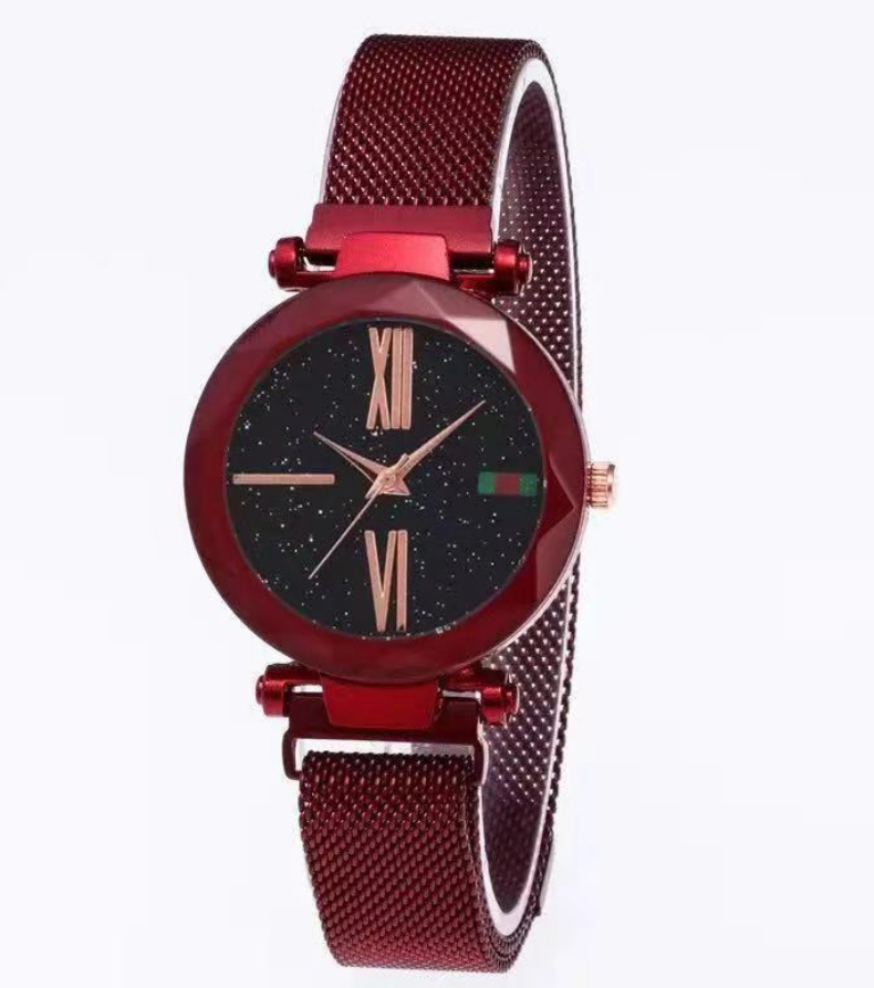 Women’s Starry Sky Quartz Watch Magnetic Mesh Strap Diamond Fashion - Bild 10 von 10