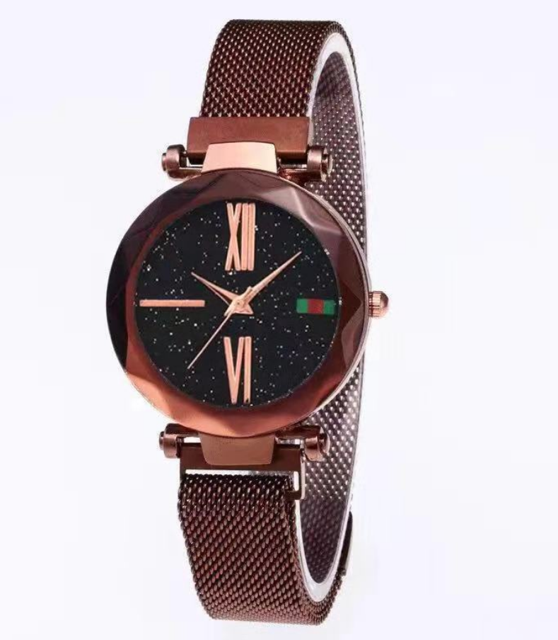 Women’s Starry Sky Quartz Watch Magnetic Mesh Strap Diamond Fashion - Bild 7 von 10