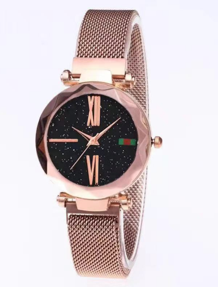 Women’s Starry Sky Quartz Watch Magnetic Mesh Strap Diamond Fashion - Bild 8 von 10