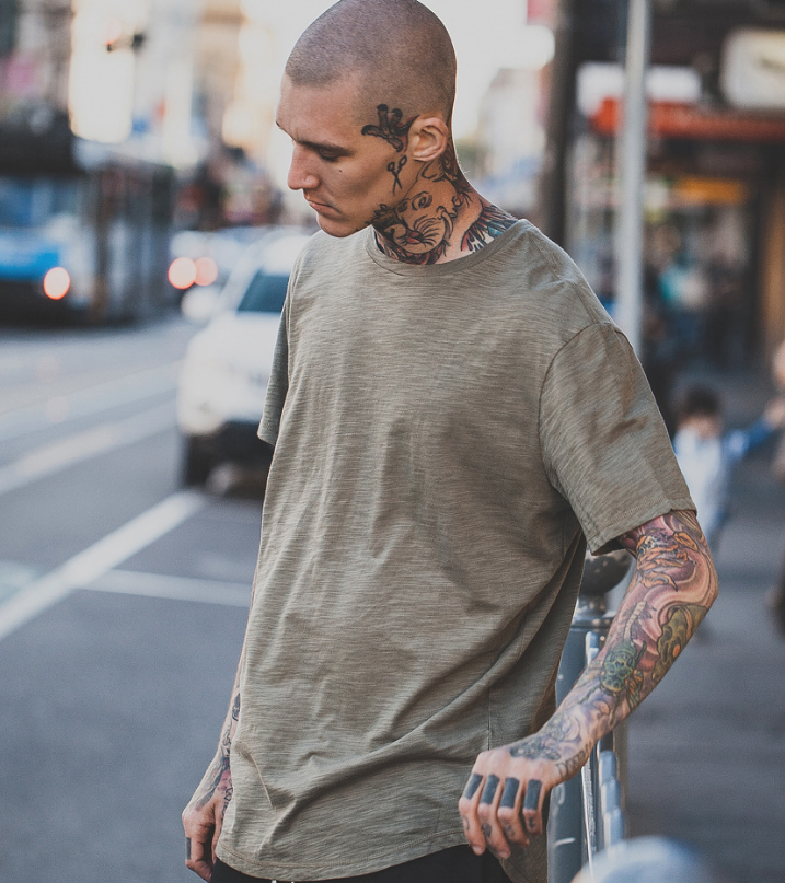 Men's loose short sleeves