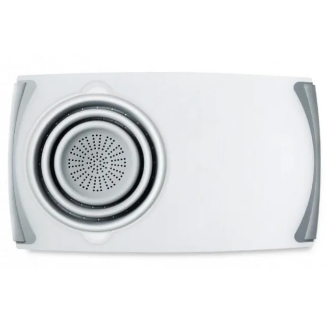 Innovative Multi Functional 3 in 1 Chopping Board Detachable Folding Drain Basket Sink Cutting Board Gray - Shop at LoveMi