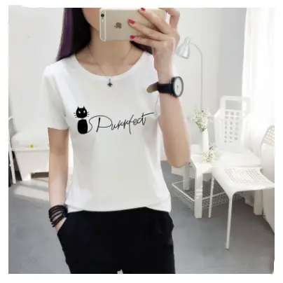 Summer short-sleeved t-shirt female student loose compassionate women's clothing